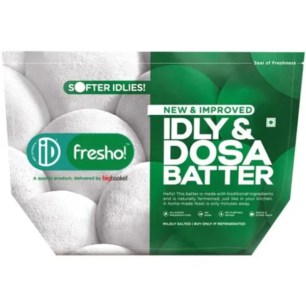 iD Fresho Idly & Dosa Batter, 500 g Pouch