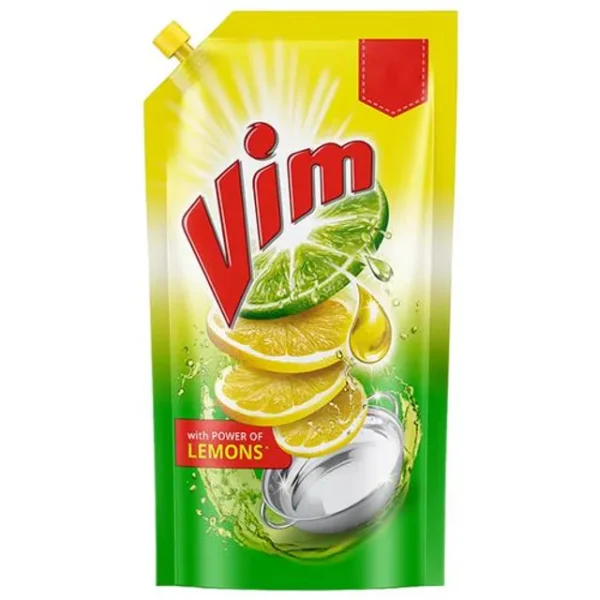 Vim Dishwash Liquid Gel - 125 ml Pouch