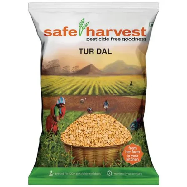 Safe Harvest Tur Dal, 1 kg