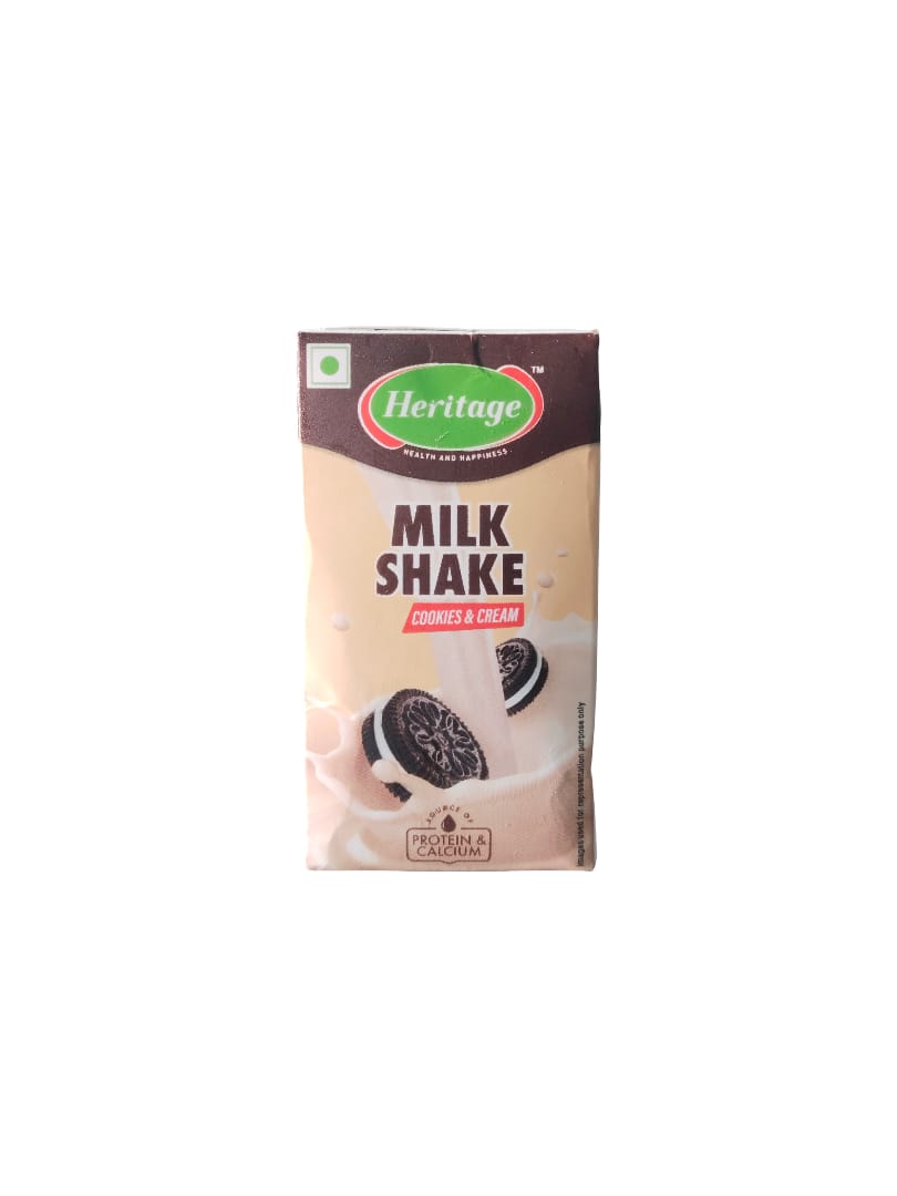 Heritage Milkshake 125ml – ₹15 Oreo Flavour