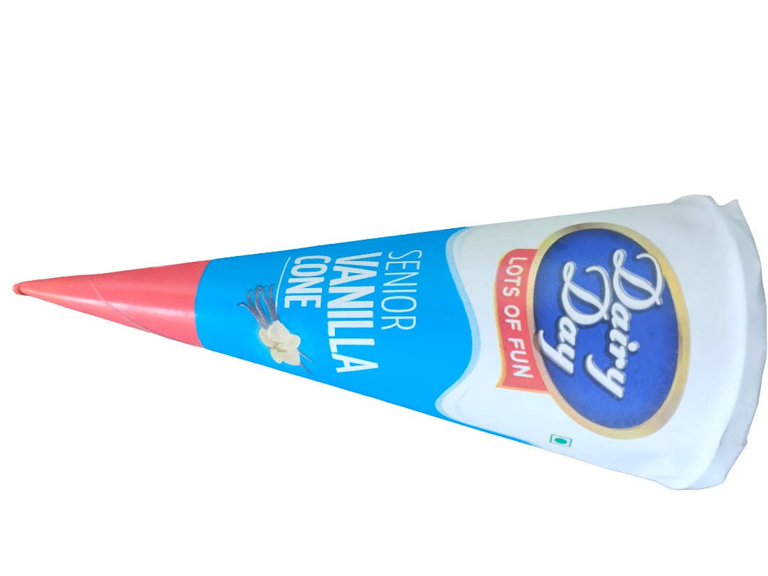 Dairy Day Ice Cream – Senior Vanilla Cone ₹30