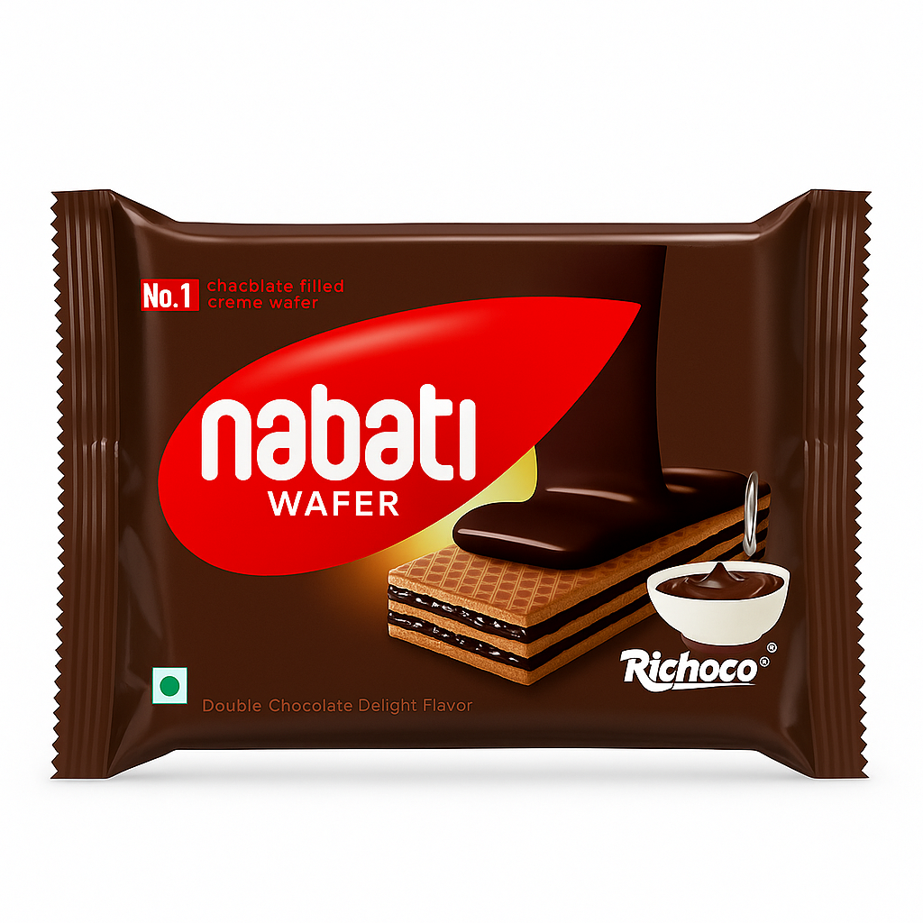 ₹10 Nabati Wafer – Crispy Cream-Filled Snack