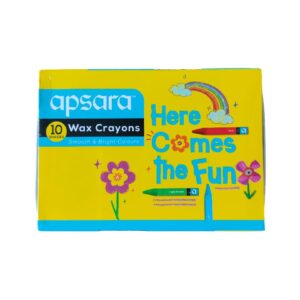 Apsara Wax Crayons – ₹9 Pack