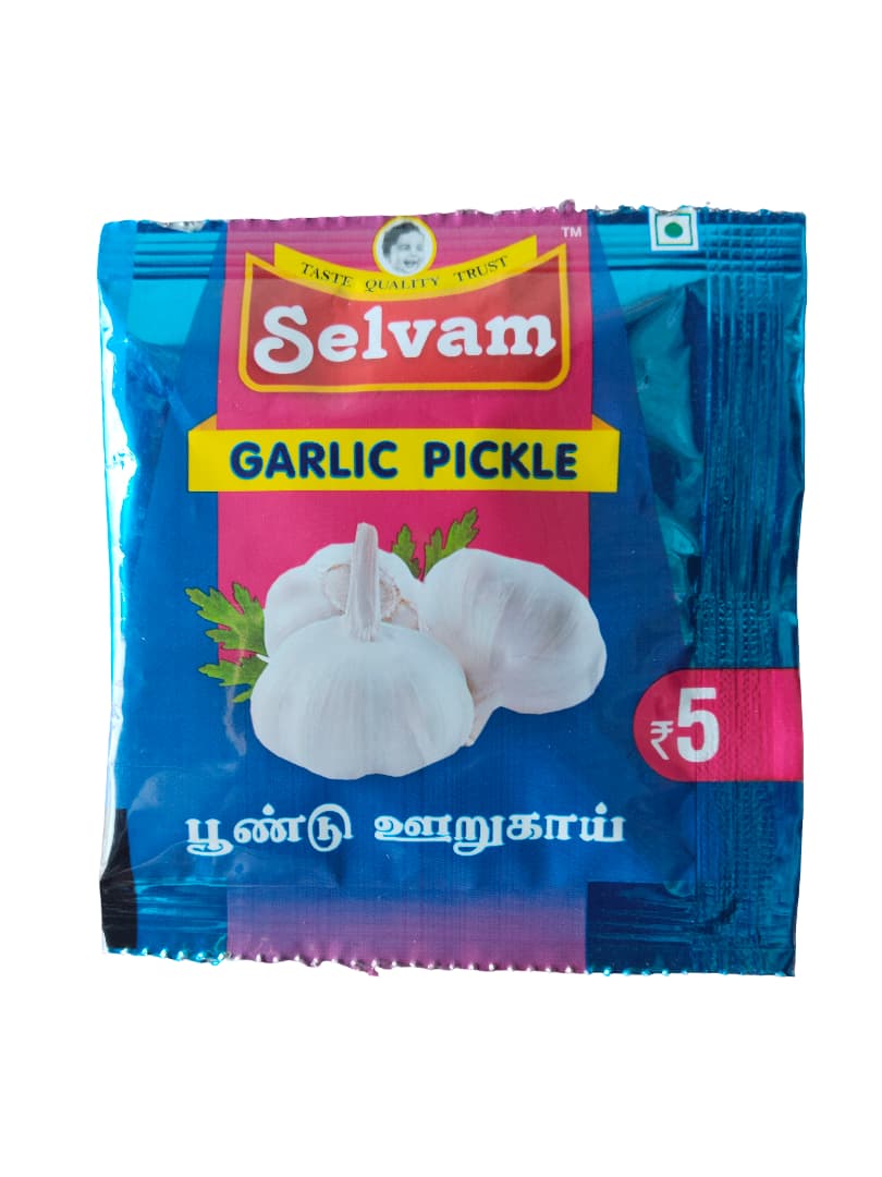 Selvam Garlic Pickle – ₹5 Pack
