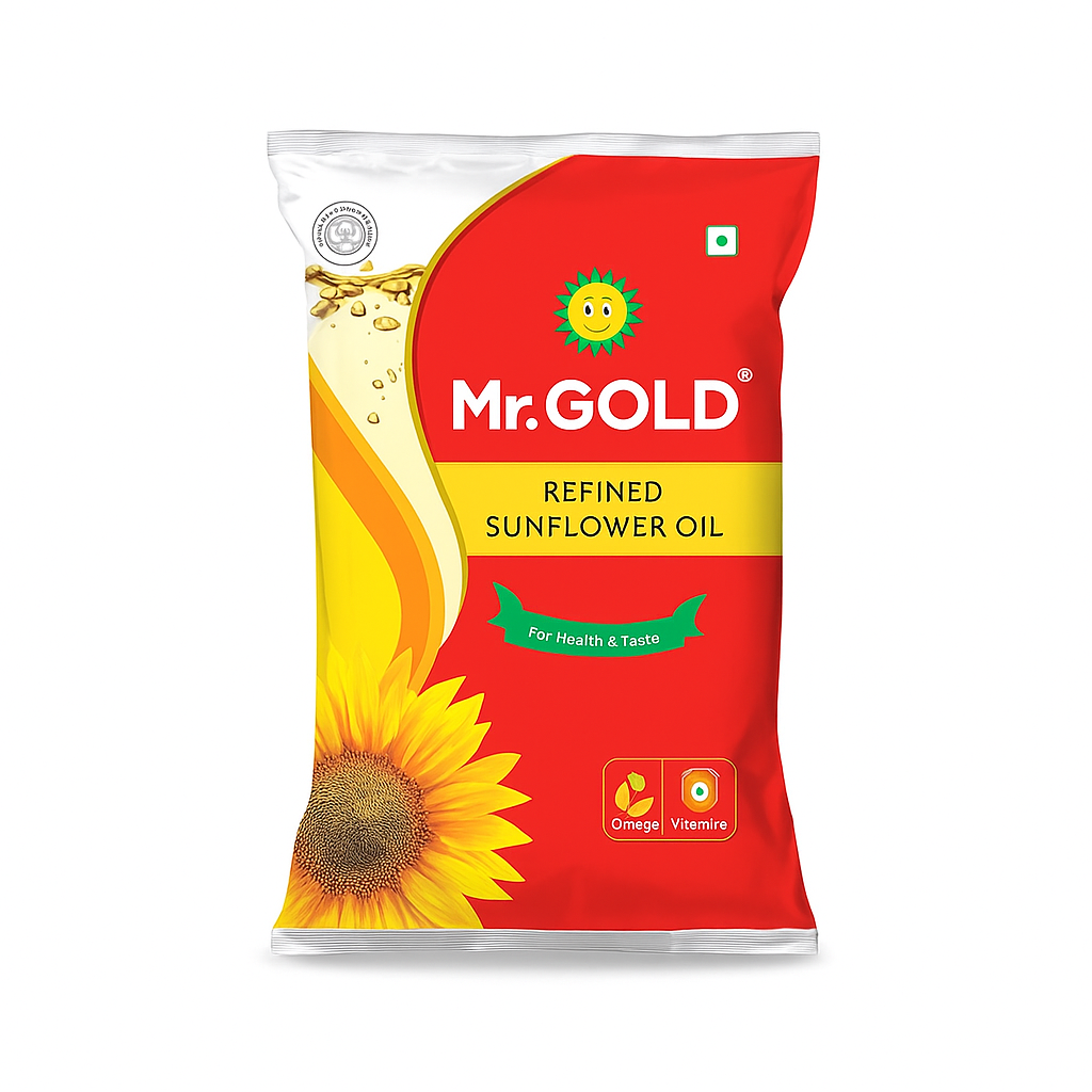 Mr.Gold Refined Sunflower Oil – 1 Litre