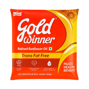 Gold Winner Refined Sunflower Oil – 500ml